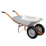 Тачка будівельна двоколісна 78л 170кг колесо 14" FLORA (5056604)