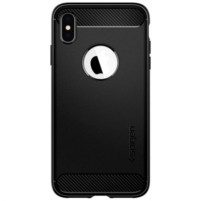 Чохол-накладка Spigen Rugged Armor для Apple iPhone XS Max Matte Black (065CS25125)
