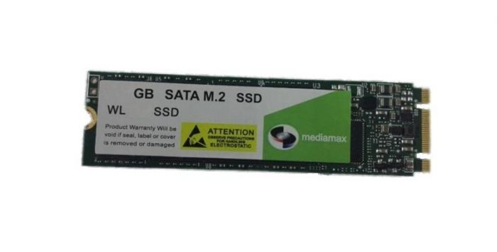 Накопичувач SSD  480GB Mediamax M.2 2280 SATAIII 3D NAND TLC (WL 480 SSD) Refurbished наработка до 1%