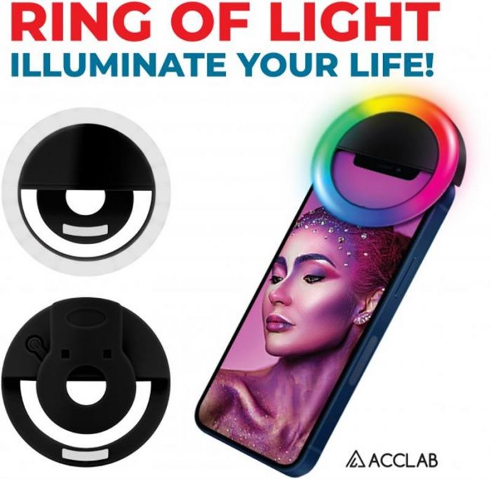 Кільцева USB LED-лампа ACCLAB AL-LR012 (1283126510038)