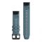 Ремінець Garmin QuickFit 22mm для Garmin Fenix 6 Blue Silicone (010-12863-03)