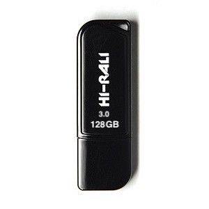 Флеш-накопичувач USB3.0 128GB Hi-Rali Taga Series Black (HI-128GBTAG3BK)
