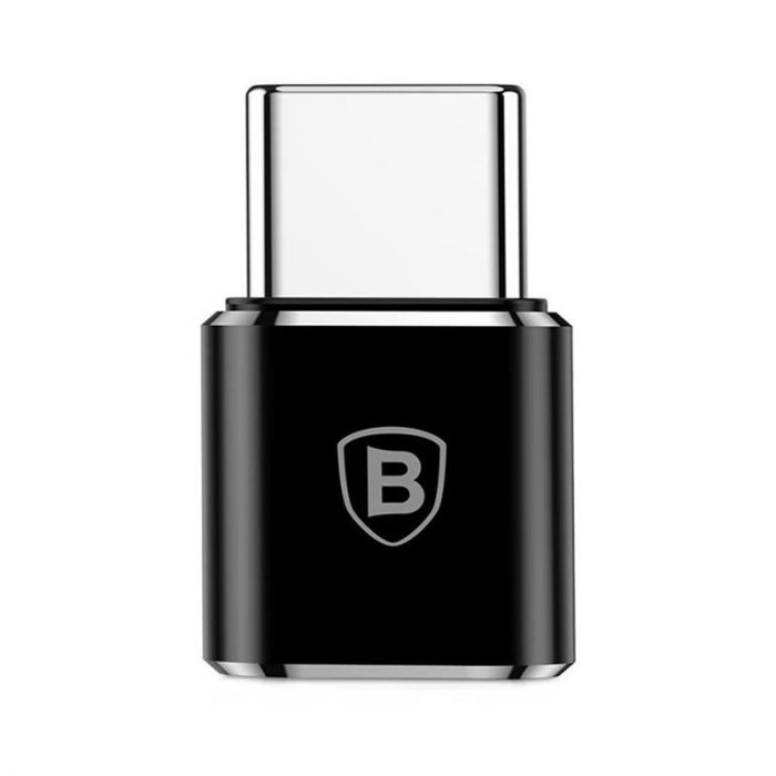 Адаптер Baseus USB-C-microUSB Black (CAMOTG-01)