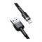 Кабель Baseus Cafule USB-Lightning, 2A, 3м Black/Grey (CALKLF-RG1)