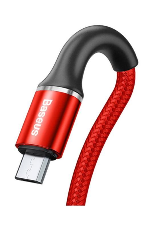 Кабель Baseus Halo Data USB-Lightning, 2.4A, 1м Red (CALGH-B09)