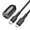 Автомобільний зарядний пристрій Baseus Tiny Star Mini PPS (1USB, 3A) 18W Gray (TZVCHX-0G) + кабель USB-C