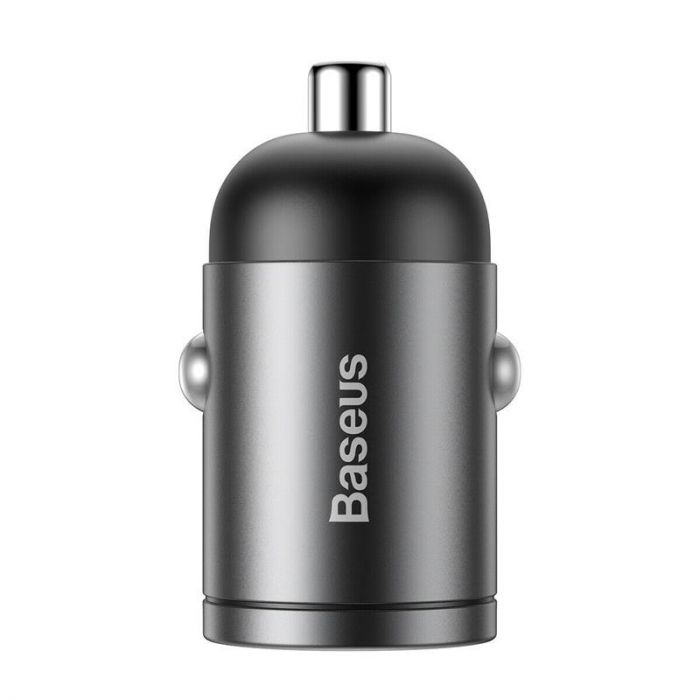 Автомобільний зарядний пристрій Baseus Tiny Star Mini PPS (1USB, 3A) 18W Gray (TZVCHX-0G) + кабель USB-C