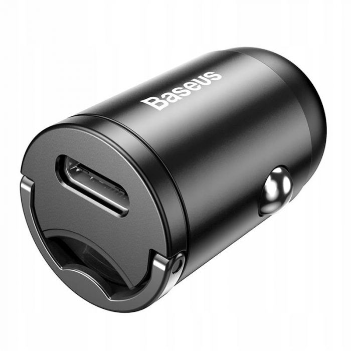 Автомобільний зарядний пристрій Baseus Tiny Star Mini PPS (1USB, 3A) 18W Gray (TZVCHX-0G) + кабель USB-C