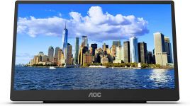 Монiтор AOC 15.6" 16T2 IPS Black TouchScreen
