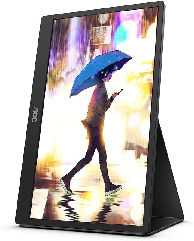 Монiтор AOC 15.6" 16T2 IPS Black TouchScreen