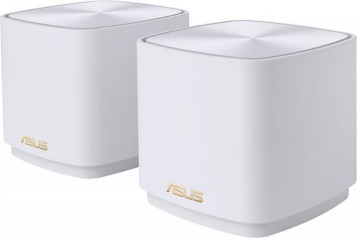 Бездротовий маршрутизатор Asus ZenWiFi AX Mini XD4 2PK White (XD4-W-2-PK)