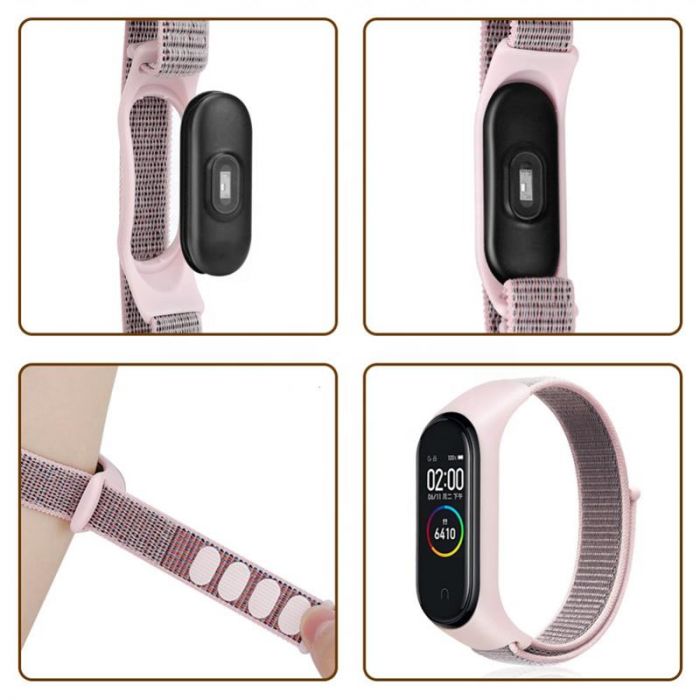 Ремінець BeCover Nylon Style для Xiaomi Mi Smart Band 5/Mi Smart Band 6 Girl 4шт (705624)