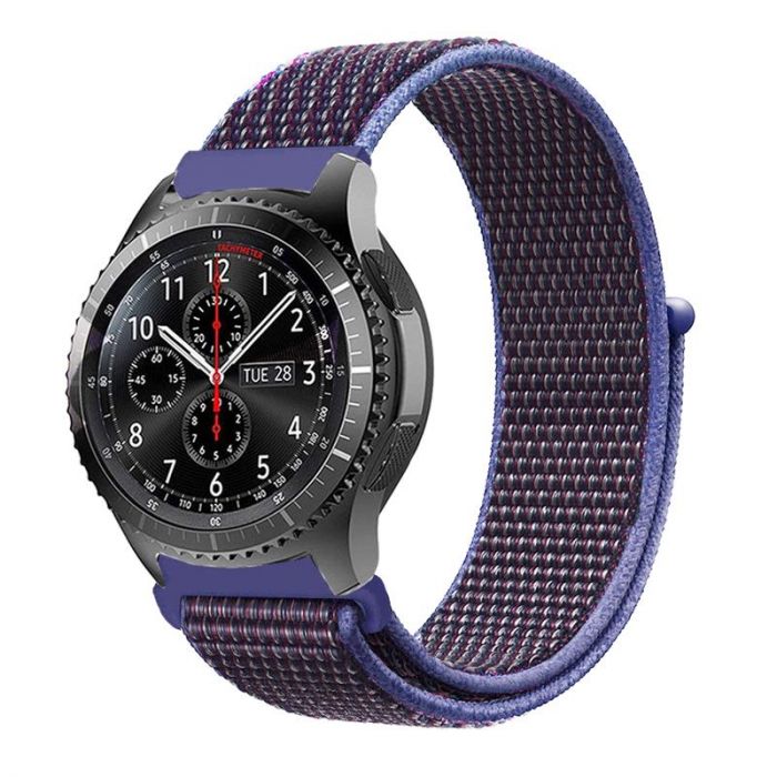 Ремінець BeCover Nylon Style для Motorola Moto 360 2nd Gen. Purple (705849)