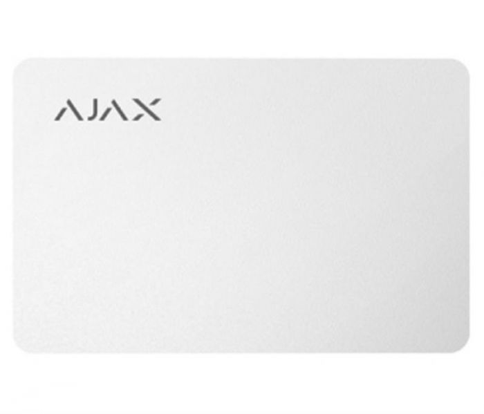 Безконтактна картка Ajax Pass white (3шт) (23496.89.WH)