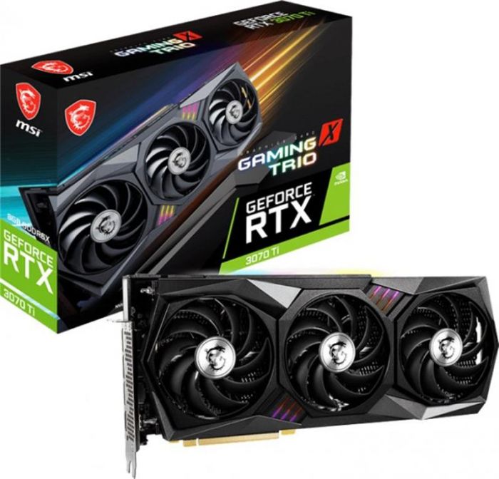 Відеокарта GF RTX 3070 Ti 8GB GDDR6X Gaming X Trio MSI (GeForce RTX 3070 Ti GAMING X TRIO 8G)