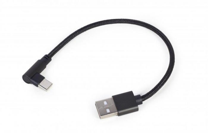 Кабель Cablexpert (CC-USB2-AMCML-0.2M), USB2.0 BM - Type-C, 0.2м, чорний