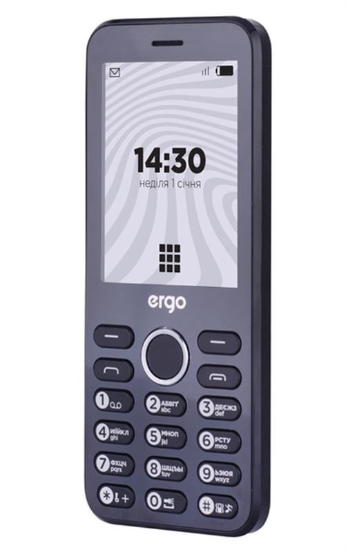 Мобiльний телефон Ergo B281 Dual Sim Black