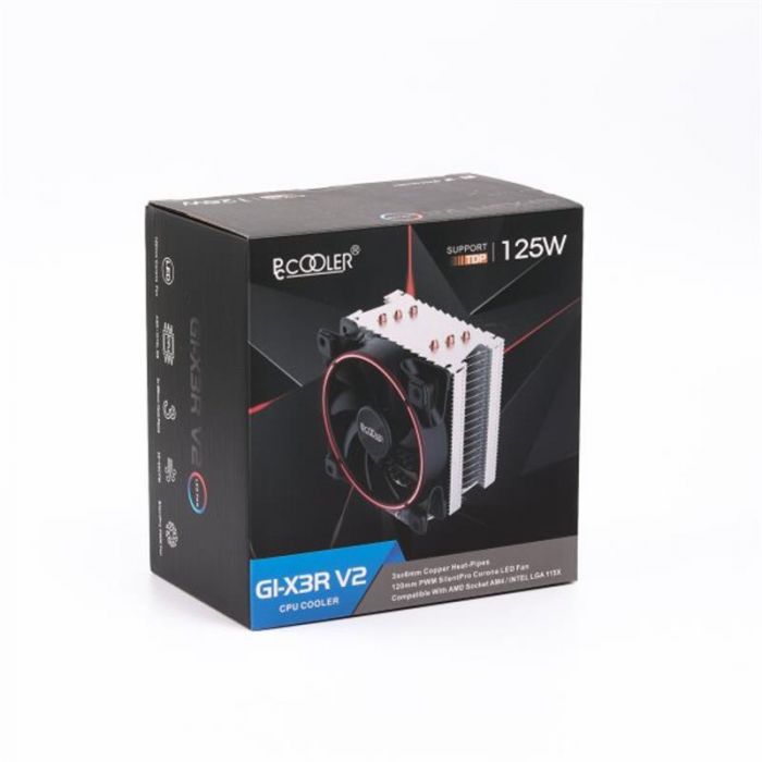 Кулер процесорний PCCooler GI-X3R V2 Red