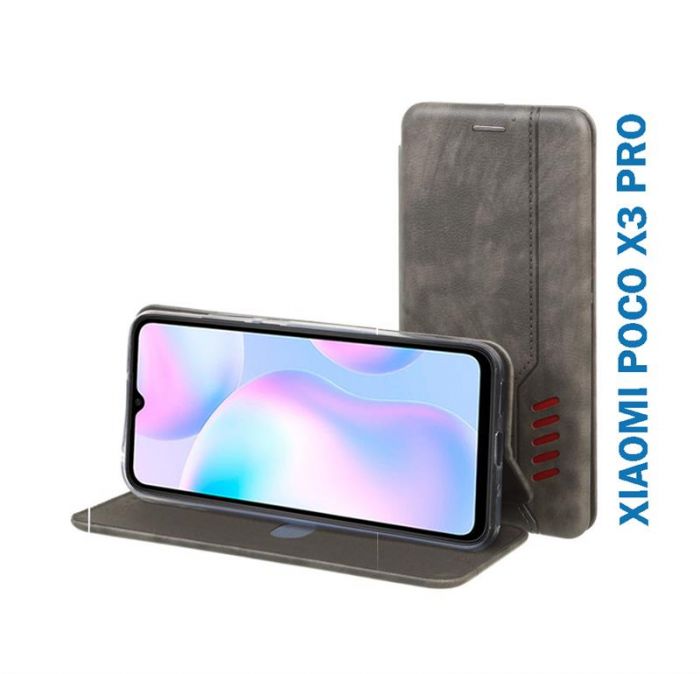 Чохол-книжка BeCover Exclusive New Style для Xiaomi Poco X3 Gray (706436)