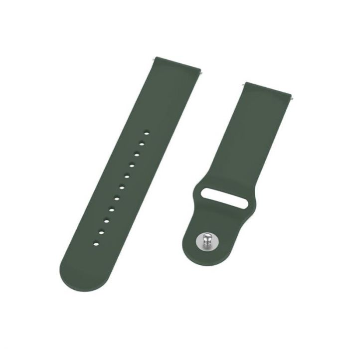 Силіконовий ремінець BeCover для Samsung Galaxy (20mm)/Watch 5/ Watch 4 40/44mm/Watch 4 Classic 42mm/Watch Active/Active 2 40/44mm/Watch 3 41mm/Gear S2/Classic/Gear Sport Khaki (706184)