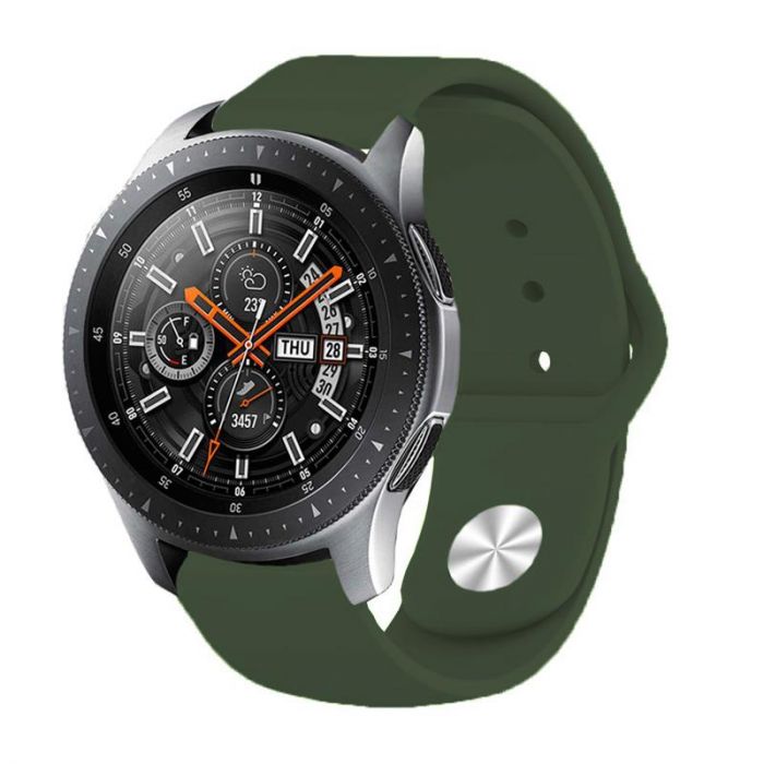 Силіконовий ремінець BeCover для Samsung Galaxy Watch 42mm/Watch Active/Active 2 40/44mm/Watch 3 41mm/Gear S2 Classic/Gear Sport Green (706187)