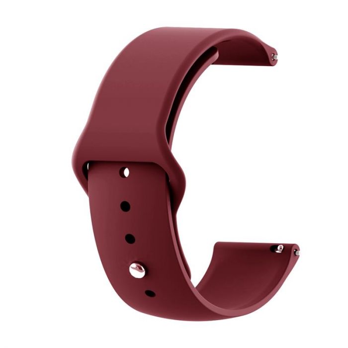 Силіконовий ремінець BeCover для Motorola Moto 360 2nd Gen. Men"s Dark-Red (706249)