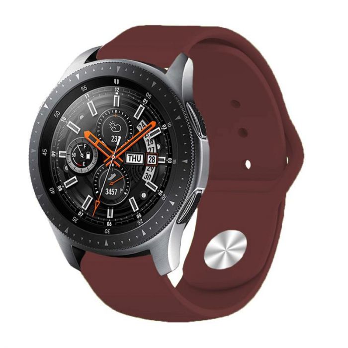 Силіконовий ремінець BeCover для Motorola Moto 360 2nd Gen. Men"s Dark-Red (706249)