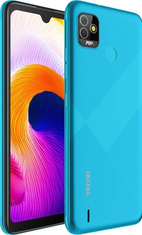 Смартфон Tecno Pop 5 (BD2p) 2/32GB Dual Sim Ice Blue (4895180768354)