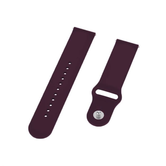 Силіконовий ремінець BeCover для Motorola Moto 360 2nd Gen. Men"s Purple-Wine (706258)