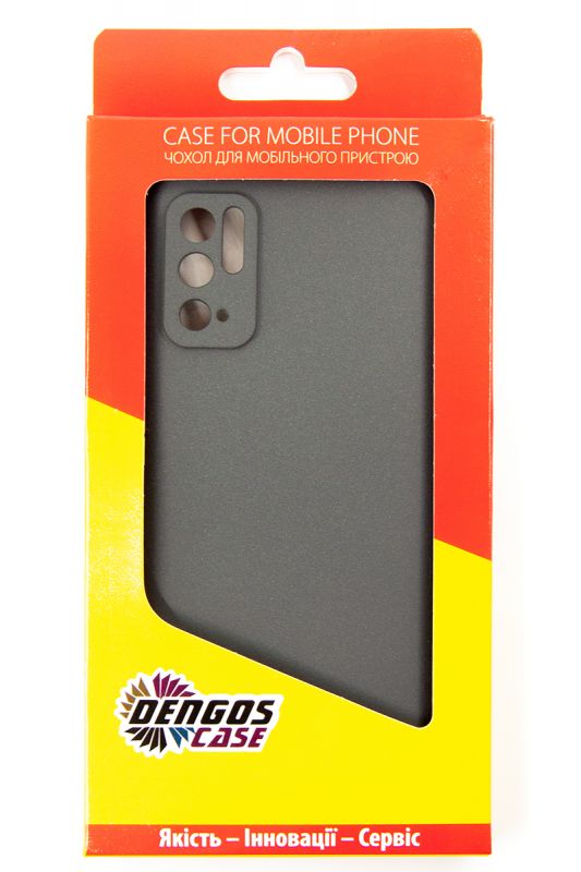 Чохол-накладка Dengos Carbon для Xiaomi Redmi Note 10 5G Gray (DG-TPU-CRBN-127)