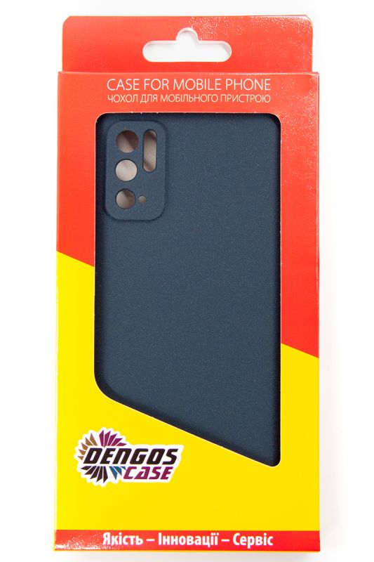 Чохол-накладка Dengos Carbon для Xiaomi Redmi Note 10 5G Blue (DG-TPU-CRBN-128)