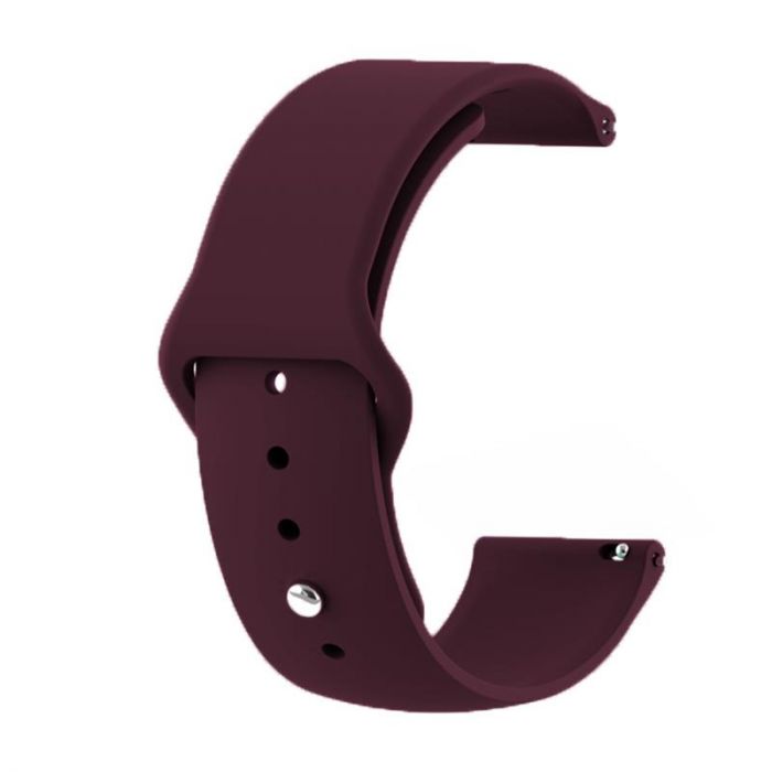 Силіконовий ремінець BeCover для Nokia/Withings Steel/Steel HR Purple-Wine (706278)