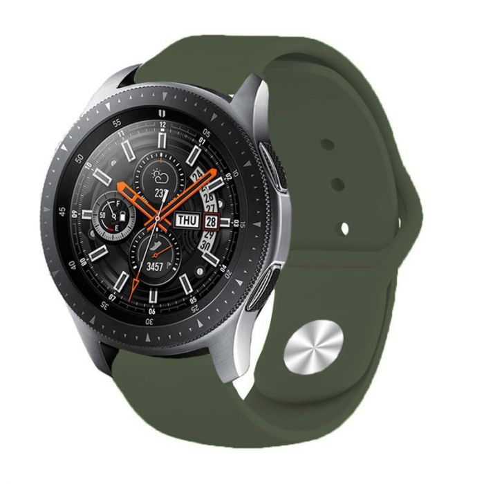 Силіконовий ремінець BeCover для Huawei Watch GT/GT 2 46mm/GT 2 Pro/GT Active/Honor Watch Magic/Magic 2/GS Pro/Dream Khaki (706344)