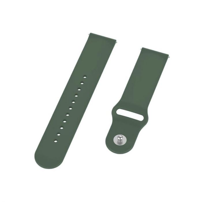 Силіконовий ремінець BeCover для Xiaomi iMi KW66/Mi Watch Color/Haylou LS01/Watch S1 Active Pine-Green (706362)