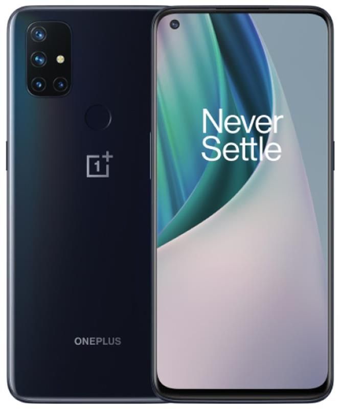 Смартфон OnePlus Nord N10 5G (BE2029) 6/128GB Dual Sim Midnight Ice (5011101341)