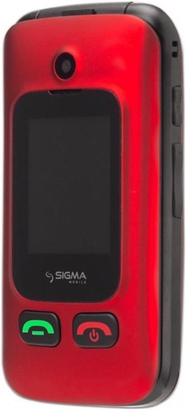 Мобiльний телефон Sigma mobile Comfort 50 Shell Dual Sim Black/Red (4827798212325)