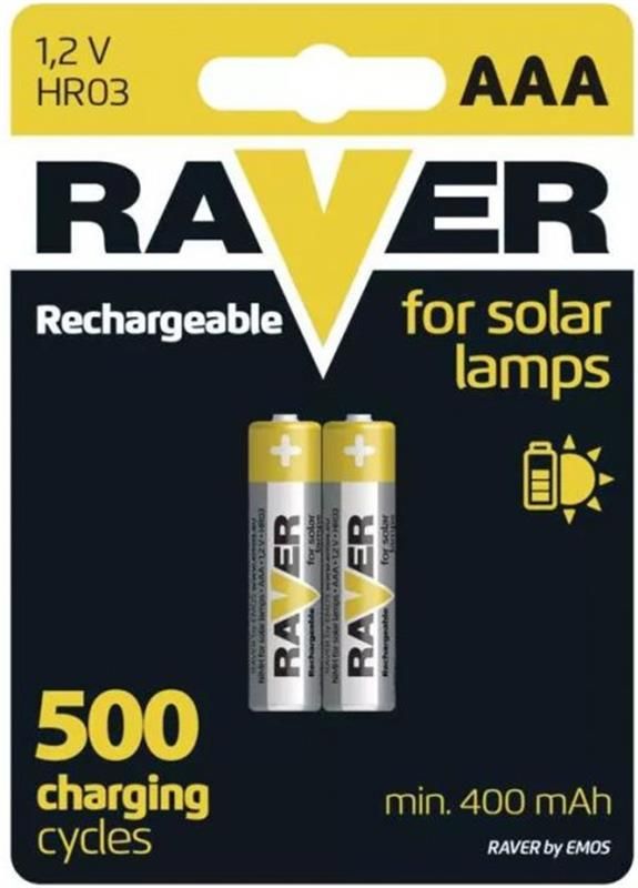 Акумулятор Emos Raver Ni-MH AАA/HR03 400mAh BL 2шт