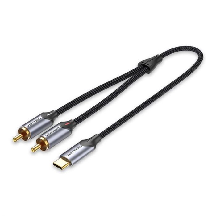 Кабель Vention USB Type-C - 2xRCA, 1.5 m, Silver (BGUHG)