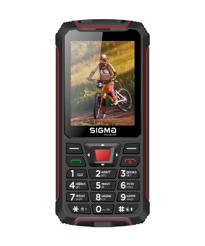 Мобільний телефон Sigma mobile X-treme PR68 Dual Sim Black/Red (4827798122129)