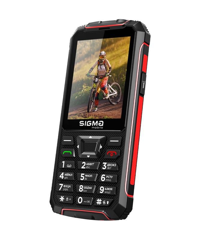 Мобільний телефон Sigma mobile X-treme PR68 Dual Sim Black/Red (4827798122129)