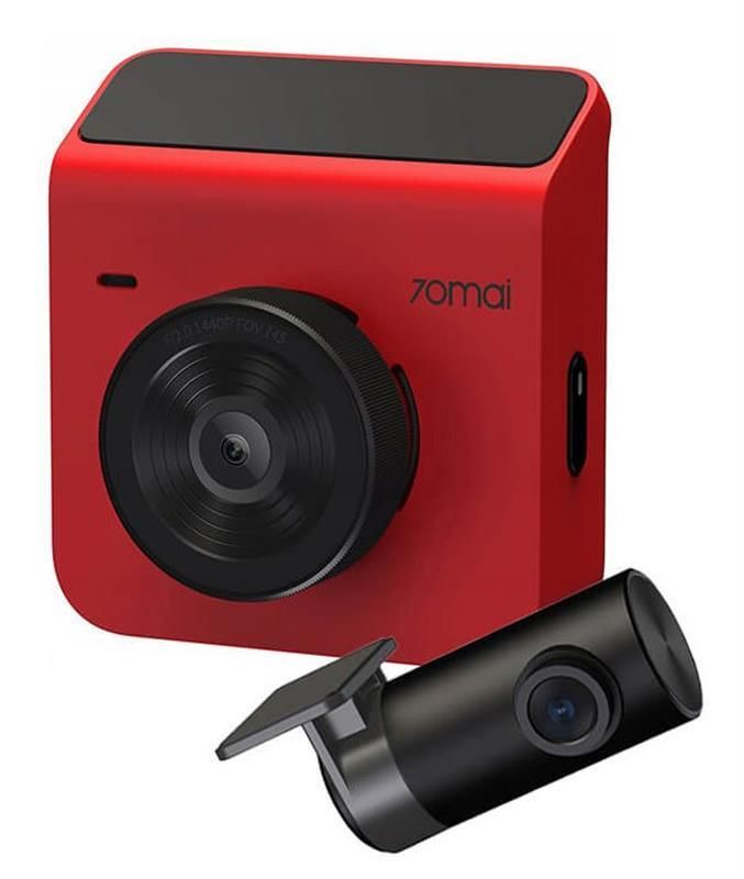 Відеореєстратор 70mai Dash Cam A400+Rear Cam RC09 Set (A400-1) Red