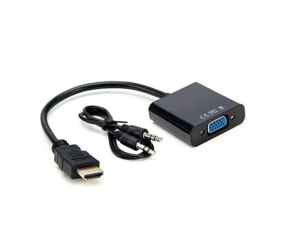 Адаптер Voltronic YT-C-HDMI(M)/VGA(F)+AUX-B (08633) HDMI - VGA