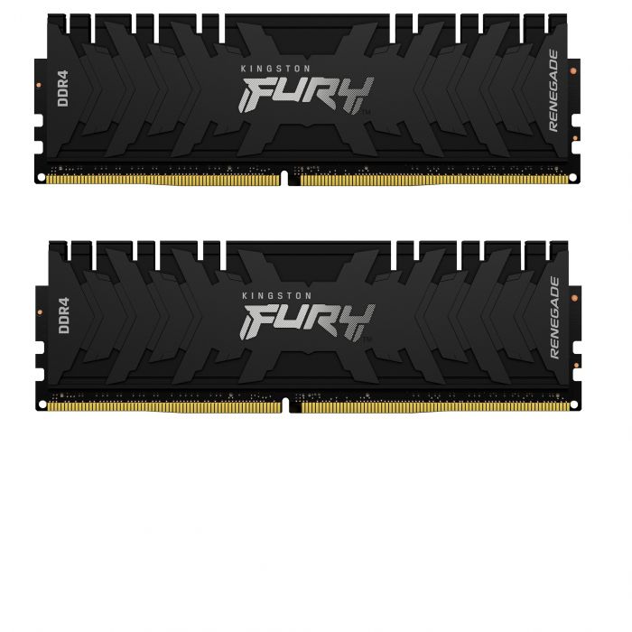 Модуль пам`ятi DDR4 2x32GB/3200 Kingston Fury Renegade Black (KF432C16RBK2/64)