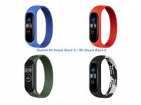 Ремінець BeCover Elastic Nylon Style для Xiaomi Mi Smart Band 5/Mi Smart Band 6 Size L Boy 4шт (706501)