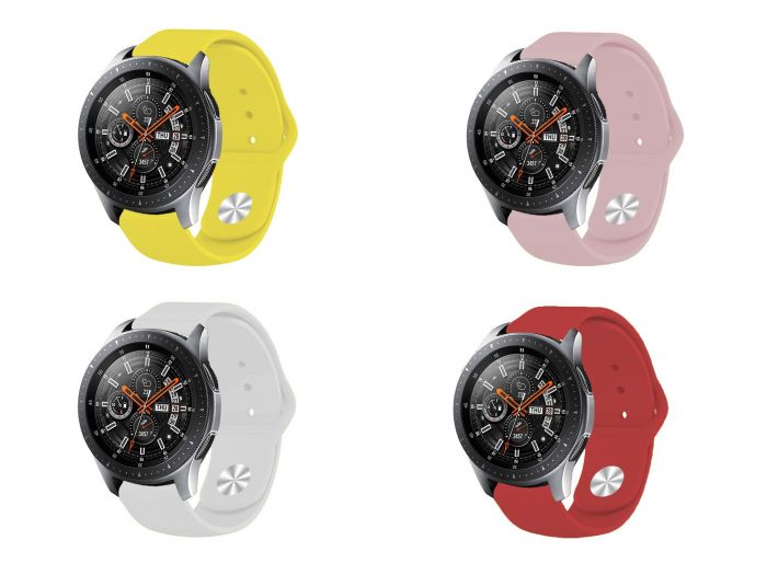 Силіконовий ремінець BeCover для Huawei Watch GT/GT 2 46mm/GT 2 Pro/GT Active/Honor Watch Magic 1/2/GS Pro/Dream Girl 4шт (706518)