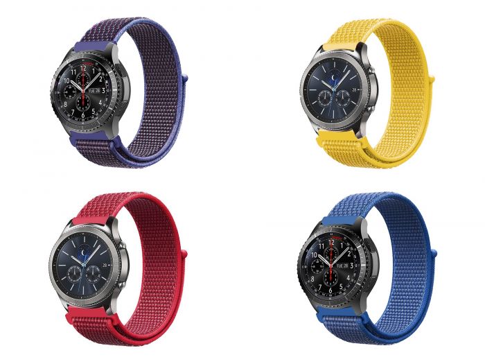 Ремінець BeCover Nylon Style для Xiaomi iMi KW66/Mi Watch Color/Haylou LS01/Watch S1 Active Boy 4шт (706565)