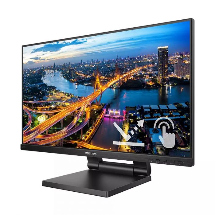 Монітор Philips 21.5" 222B1TC/00 IPS Black SmoothTouch