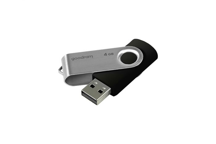 Флеш-накопичувач USB  4GB GOODRAM UTS2 (Twister) Black (UTS2-0040K0R11)