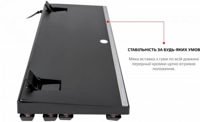 Клавіатура Motospeed K82 Outemu Red Ukr (mtk82mr) Black USB