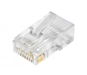 Конектор RJ 45 Merlion (RJ45ML-100-CAT6/17265) Cat. 6 UTP, 100 шт/уп
